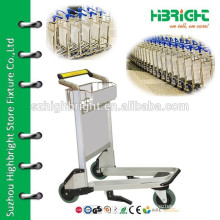 high strength aluminum alloy airport luggage trolley cart for sale